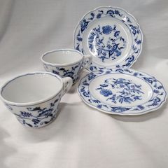 Blue Danube ブルーダニューブ ブルーオニオン 幅20cm深皿 5枚 - メルカリ