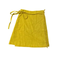 【美品】MARNI マルニ レディース スカート リネンフレアスカート イエロー 38サイズ J3