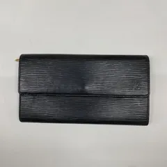 (s) LOUIS VUITTON ルイヴィトン エピ ポルトフォイユサラ 長財布 二つ折り財布 MI1913 ブラック ノワール 黒 メンズ レディース ユニセックス/2903