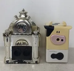 ヴィンテージ文具 モーニンググローリー シャープペンシル 鉛筆削り 2個 まとめ