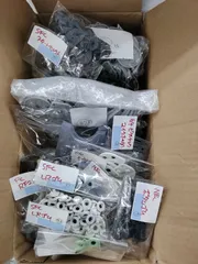 【GB/FC/SFC/MD/PCエンジン/N64交換用パーツ】本体・コントローラー用ボタンゴム＆パーツまとめ売りセット【50】