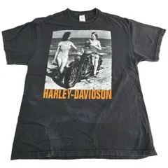 USA製 HARLEY DAVIDSON MUSEUM ハーレーダビッドソンミュージアム Ｔシャツ モーターサイクル ブラック(メンズ XL)中古 古着 X8611