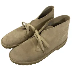 クラークス レザーシューズ デザートロック チャッカブーツ スエード グレー サイズUK9 Clarks 約27.0cm【AFD8】