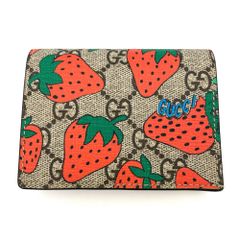 新品未使用】GUCCI グッチ ストロベリー プリント コインケース いちご