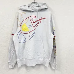 Champion　チャンピオン　リバースウィーブ　スウェットパーカー/フーディー　白　ホワイト　Lサイズ　古着