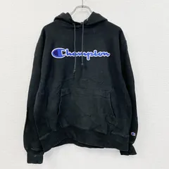 Champion　チャンピオン　リバースウィーブ　スウェットパーカー/フーディー　黒　ブラック　Lサイズ　古着