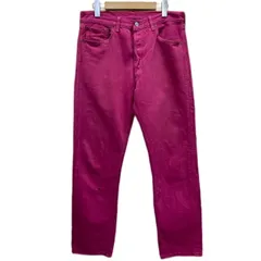 【中古】　Levi's　カラーデニムパンツ　90s vintage　90年代　95年製　501XX　デニムパンツ　Gパン　ボトムス　コットン　赤タブ　スモールe　ボタンフライ　USA製　アメカジ　古着　/1051