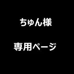 ちゅん様 専用ぺージ