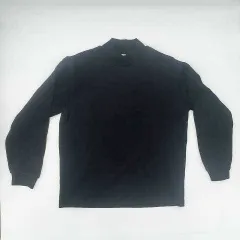 UNIQLO　ユニクロ　モックネックプルオーバー　ブラック　Mサイズ　〇◇・◇〇