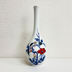 鍋島焼 岳山作 染錦花瓶 - メルカリ