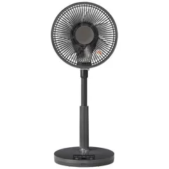 【新品未使用】【未開梱】コイズミ　KOIZUMI ミニリビング扇風機 ［DCモーター搭載 /リモコン付き］ チャコールグレー KLF-2551/Hのサムネイル