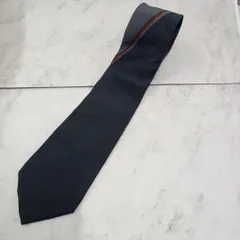 ヴィンテージ　ネクタイ 灰色＋緑+赤＋黄　ストライプ　絹【n286】