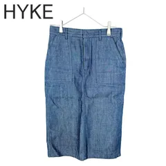 ハイク HYKE デニムスカート ライトブルー コットン100% 日本製 サイズ2のサムネイル