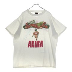 AKIRA Tシャツ L.ホワイト.フルーツタグ.1980.コピーライト.当時物 AKIRA Tシャツ L.ホワイト.フルーツタグ.1980.コピーライト.当時物
