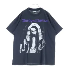 VINTAGE (ヴィンテージ) 90s MARILYN MANSON 666 TEE 半袖プリントTシャツ カットソー マリリンマンソン ブラック