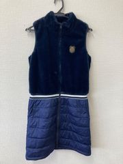 23区GOLF ネイビー キルティング ノースリーブワンピース - メルカリ