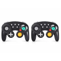 【2個セット】K&SGAMER Switch対応 ワイヤレスコントローラー レトロデザイン USB充電式