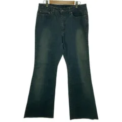 【中古】　フレアパンツ　ブーツカット　デニムパンツ　Gパン　ジーンズ　ジップフライ　古着　/2124