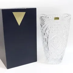 KAMEIGLASS ◆【花器】カメイガラス/クリスタルフラワーベース KS-1580 華道具 インテリア 美術品 ギフト【未使用】