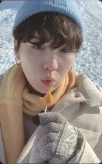 BTS 2021 WINTER PACKAGE SUGA トレーディングカード 両面