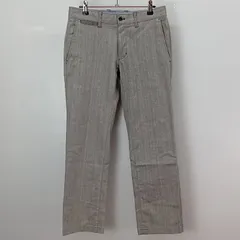 MEN'S MELROSE　2サイズ　テーパードパンツ　スリム　ヘリンボーン　メンズメルローズ　【0386】のサムネイル