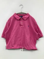 Polo by Ralph Lauren ポロバイラルフローレン ポロシャツ XL(18-20) ピンク 無地 ワンポイント 半袖