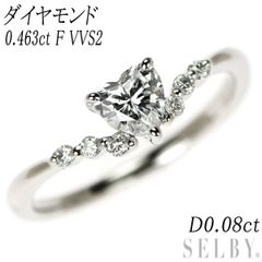 GSTV K18PG/ Pt950 プリンセスカット ダイヤモンド リング 0.32ct D 