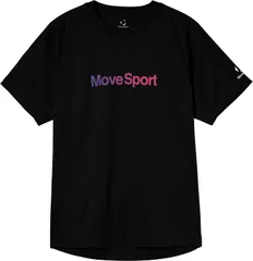 ムーブスポーツ MOVESPORT バレーボール  半袖プラクティスシャツ ユニセックス Tシャツ トップス 練習着 プラシャツ 吸汗 グラデーションプリント 部活 クラブ サークル チーム 練習 トレーニング  SV6SHT00 NV00 ネイビー