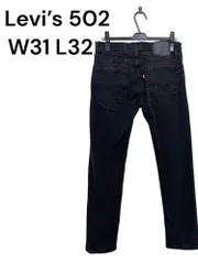 Levi’s 502 デニム パンツ W31 L32 ブラック 867