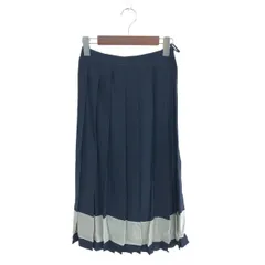 D&G ドルチェ＆ガッバーナ スカート  シルク100%/プリーツ    ネイビー レディース / 240001198369のサムネイル