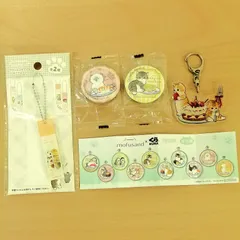 [TK]mofusand モフサンド くら寿司コラボ ビッくらポン！ ガチャガチャ 缶バッチ / アクリルスティックキーチェーン / アクリルキーホルダー まとめ売り 4点セット