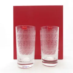 未使用 Baccarat バカラ ローハン ハイボールタンブラー 2点 クリスタル ペア H14 クリア コップ SU13753Q1 