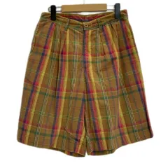 【中古】　GAP　OLD GAP　ハーフパンツ　90s vintage　90年代　短パン　ショートパンツ　ボトムス　チェック　ジップフライ　ツータック　古着　/1953