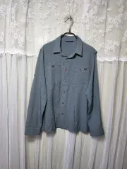 ネパ NEPA グレー チャコール シャツ 長袖