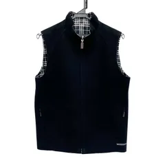 BURBERRY GOLF バーバリー ベスト サイズM リバーシブル フリース チェック柄 【中古】のサムネイル
