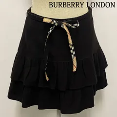 BURBERRY LONDON　バーバリーロンドン　BLUE LABEL　ブルーレーベル　フレア　スカート　サイズ36　ダークブラウン