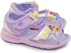 ★ムーンスタ★可愛い！【ディズニープリンセス】サンダル　C1351パープル17.0センチ