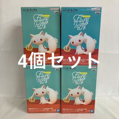 미개봉 마법소녀 마도카 마기카 신편 반역의 이야기 Fluffy Puffy 큐베에 피규어 4개 세트 SF4806 c101