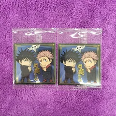 21.虎杖悠仁・伏黒恵　2枚  呪術廻戦 4 シール ウエハース  にふぉるーめーしょん 最新