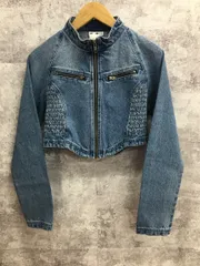 X-girl ZIP UP STAND COLLAR DENIM JACKET エックスガール ジップアップ デニムジャケット【4921-004】のサムネイル