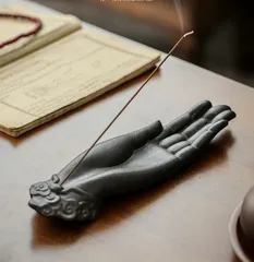 【在庫セール】仏手香挿し お香立て 線香立て 線香皿 オブジェ インテリア 癒やし リラックス お香たて (仏手香挿し)