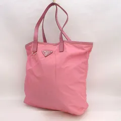 PRADA / プラダ ■トート ハンドバッグ セミショルダー テスート ピンク 【バッグ/バック/BAG/鞄/カバン】 ブランド【中古】 