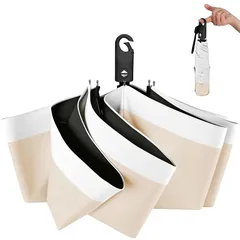 【新品】 DSDCDJ 日傘 超軽量 【JIS認証済 100% 遮光 紫外線遮断】折りたたみ傘 完全遮光 肌を守る ６本骨 ワンタッチ自動開閉 UPF50+ 晴雨兼用 日焼け防止 熱中症対策 耐風頑丈 携帯便利 撥水速乾 高耐久 男女兼用 収納ポーチ付き 母の