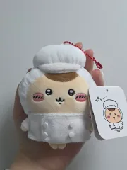 ちいかわレストラン シェフ 급식 くりまんじゅう マスコット タグ付き