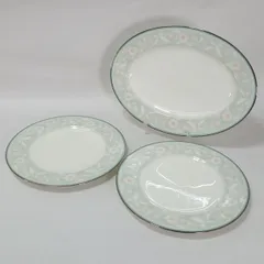 Noritake / ノリタケ ◆【洋食器】ノリタケ/フェアモント プレート セット（オーバル1大皿2） 4408 すまい 雑貨 アンティーク  ギフト【中古】 