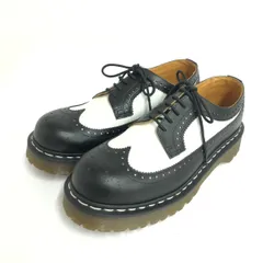 Dr.Martens ドクターマーチン シューズ 表記サイズ:UK8 ウィングチップ レザー 10458   ブラック/ホワイト メンズ / 240001197809