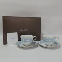 Noritake / ノリタケ ◆【洋食器】ノリタケ/レースウッドゴールド カップ&ソーサー（2P） すまい 雑貨 ギフト ギフト【未使用】 