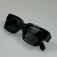 【姫路東店】 中古 OFF-WHITE | オフホワイト サングラス OERI008 1007 50□22 ブラック 【116】のサムネイル
