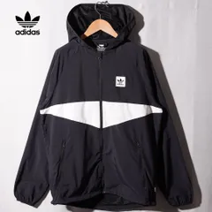 アディダスオリジナルス adidas ORIGINALS ナイロンジャケット L ブラック ホワイト DEKUM PCKBL ディーカム パッカブルジャケット スケーター スケート ストリート スポーツミックス 古着 A766