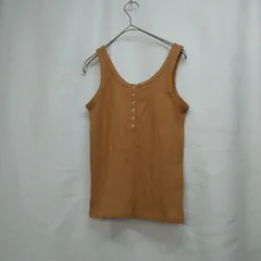 M1-02874 【Women】 Chico チコ 前ボタンタンクトップ F（XS以下相当)/くすみオレンジのサムネイル